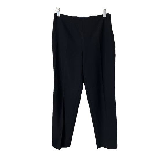 Piazza Sempione Pants - Piazza Sempione Size 42 Us Sz 6 Wool Blend Black Audrey Skinny Cropped Pants